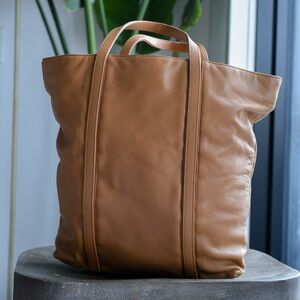 Loewe Tan Calfskin Leather Tote